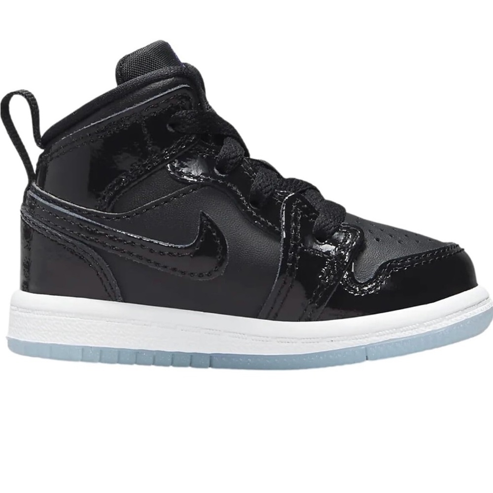 Toddler Jordan 1 mid se (TD) black/dark concord/white